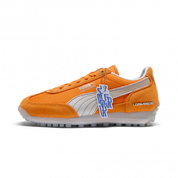 PUMA Easy Rider Club Flagship Wns Women Shoes in Orange Glo/White/Silver Mist - 404543_01