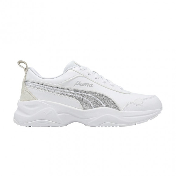 Puma Wmns Cilia Mode Glitter 'White Silver' | Women's Size 8 - 405082-01