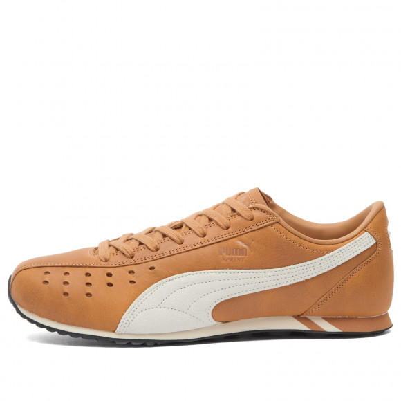 Puma Men's Sprint Premium Sneaker in Caramel Latte/Puma White - 405084-04