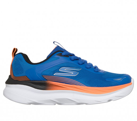 Skechers Boy's Max Run - Paceweaver Sneaker in Blue/Orange - 405146L