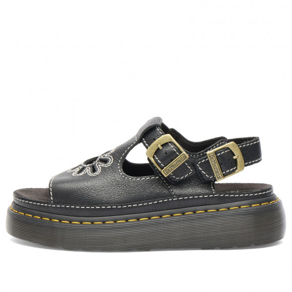 Dr. Martens Women's Dunnet Flower Sandal in Black - 40526001