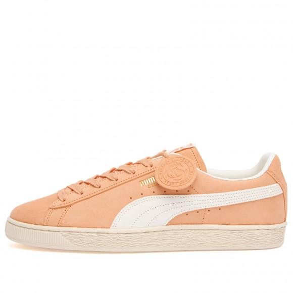 Puma Men's Suede Charles F. Stead Sneaker in Cashew/Frosted Ivory - 405341-02