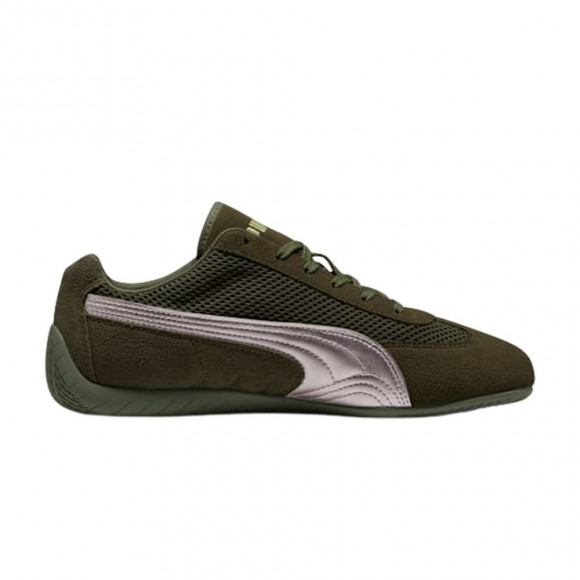 Puma Wmns Speedcat Premium 'Dark Olive Matte Silver' | Green | Women's Size 9.5 - 405355-04