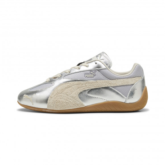PUMA Speedcat Lou Metallic Women's Sneakers in Grey - 405501_01