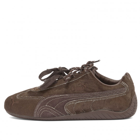 Puma Women's Speedcat Pony Sneaker Chocolate Brown/Warm White - 405833-02
