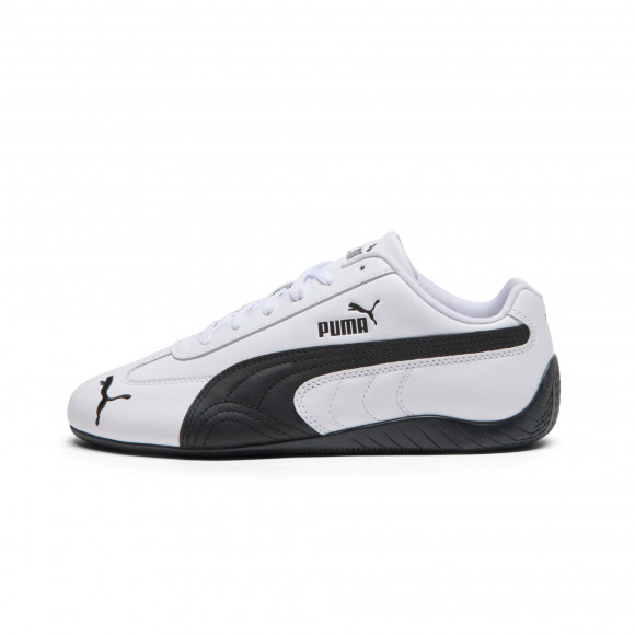 PUMA Speedcat Full Leather Women Shoes in White/Black - 405910_03