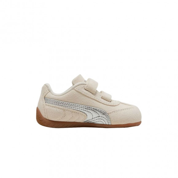 Puma Speedcat TD ' Metallic - Alpine Snow Silver' | Cream | Infant Size 6 - 405966-01