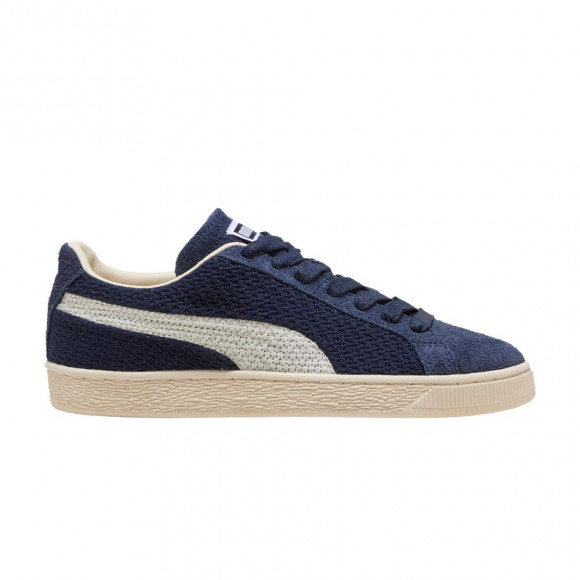Puma Suede Crochet 'Navy White' | Blue | Men's Size 11 - 406090-01