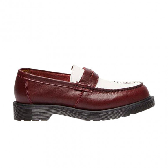 Dr. Martens Penton Two-Tone Loafer 'Burgundy White' | Brown | Men's Size 6 - 40635600