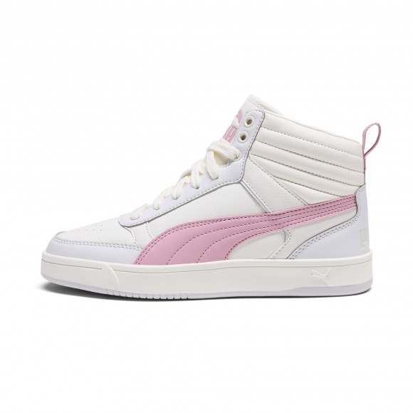 PUMA Dribble Mid Sneakers Women in Warm White/Poised Pink/Feather Grey - 406494_01