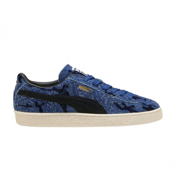 Puma Suede Flock 'Blue Jewel Club Navy' | Men's Size 10.5 - 406919-01