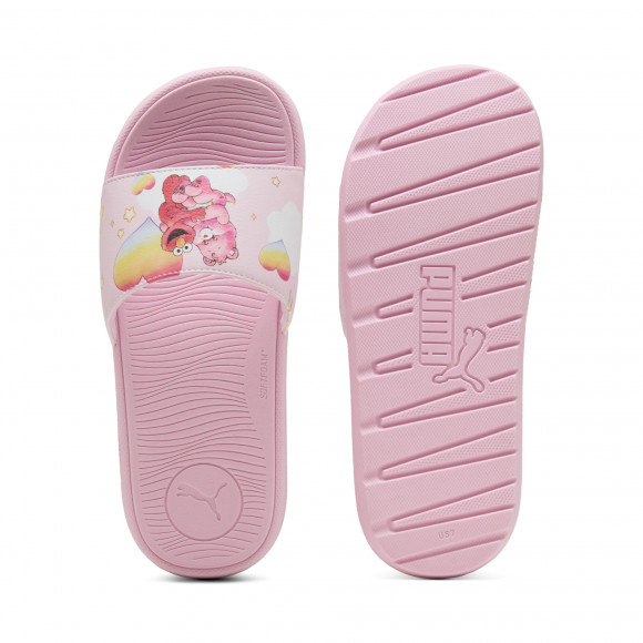 PUMA x CARE BEARS x SESAME STREET Cool Cat Women's Slides in Pink - 406925_01