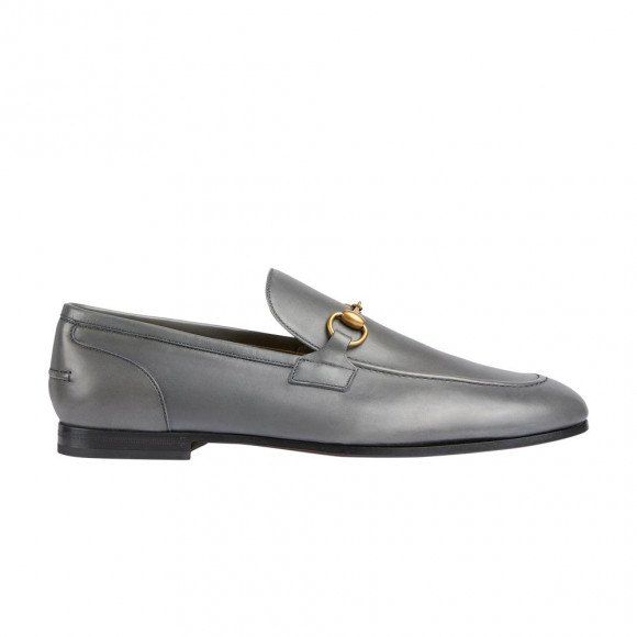 Gucci Jordaan Loafer 'Grey' | Men's Size 8 - 406994-BLM00-1126