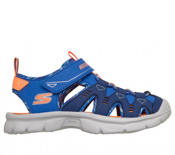 Skechers Boy's Relix - Dual Tide Sandals in Blue/Orange - 407015L