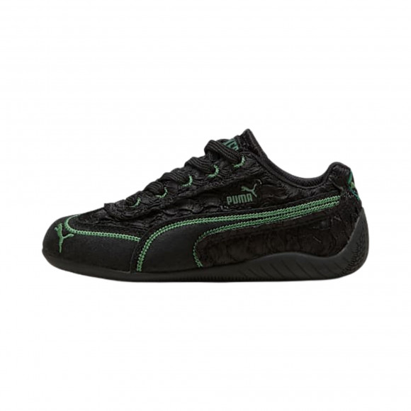 Wicked x Puma Speedcat Elphie Little Kid 'Black/Deep Forest/Dark Myrtle' | Kid's Size 13 - 407139-01
