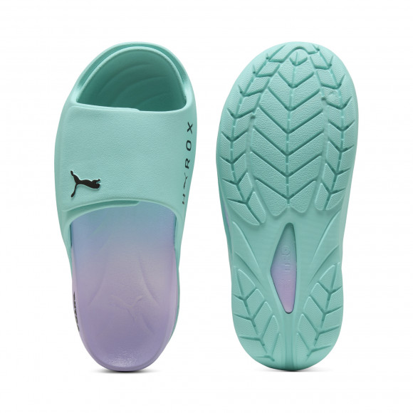 PUMA x HYROX NITROCAT Slides in Green - 407197_01