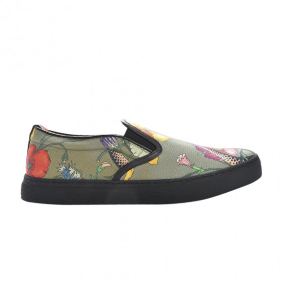 Gucci Dublin Slip-On 'Dino Jungle' | Multi-Color | Men's Size 8 - 407363-9IZ50-3780