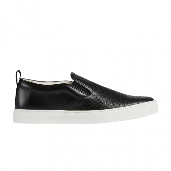 Gucci Slip-On 'GG Embossed - Black' - 407364-1XK20-1000