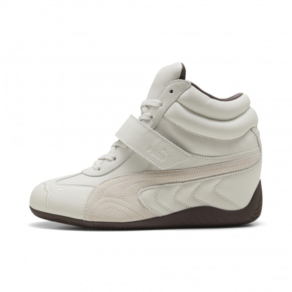 PUMA Speedcat Wedge Leather Women's Sneakers in Grey - 408120_01