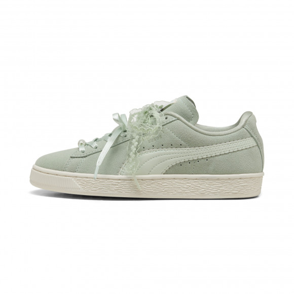 PUMA Suede Bloom Women's Sneakers in Green - 408330_02