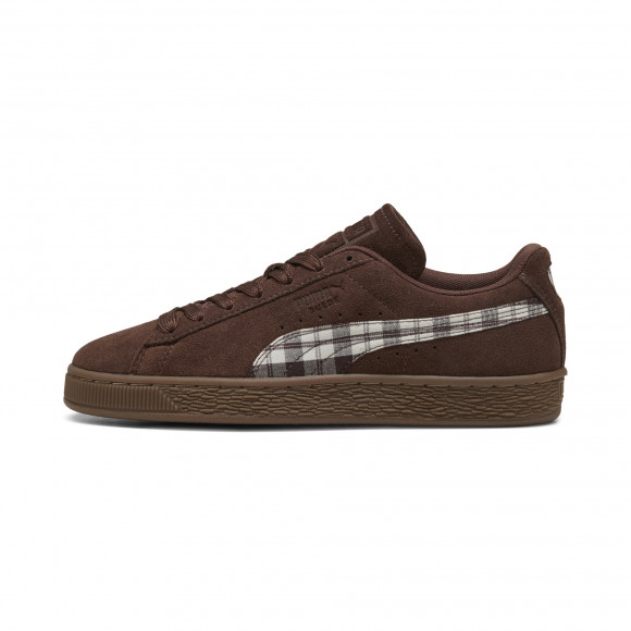 PUMA Suede Patch Sneakers in Brown - 408459_01