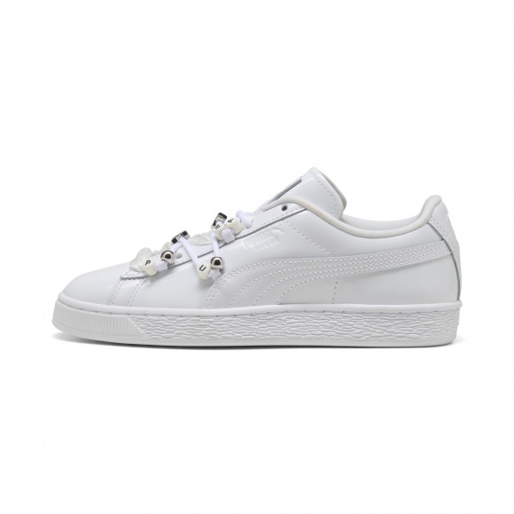 PUMA Suede Bloom Patent Women's Sneakers in White - 409001_01