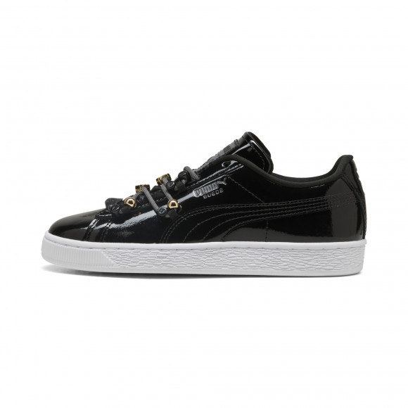 PUMA Suede Bloom Patent Women's Sneakers in Black - 409001_02
