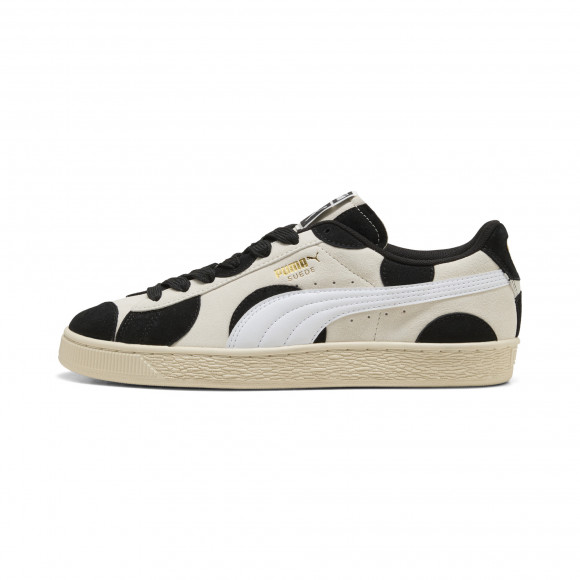 PUMA Suede Printed Sneakers in White - 409147_02