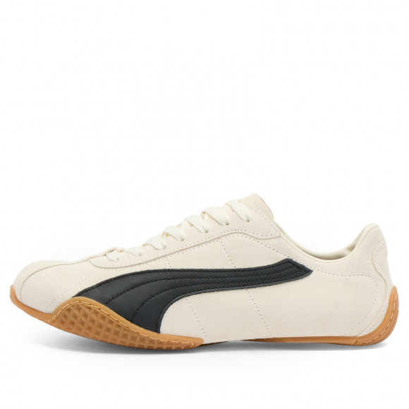 Puma Women's K-Street Suede Sneaker in Frosted Ivory/Black - 409194-01