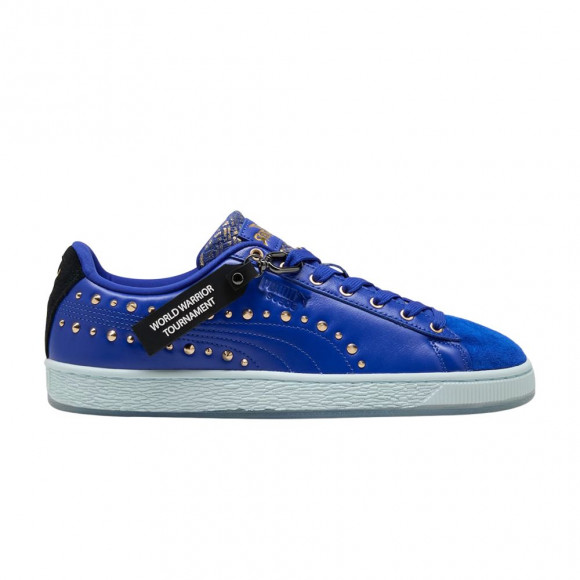 Street Fighter x PUMA Suede 'Chun-Li' | Blue | Men's Size 5.5 - 410648-01