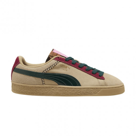 Puma Suede Built & Earned Ii 'Sand Dune Dark Green' | Cream | Men's Size 9 - 410723-01