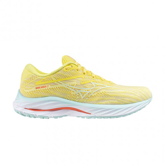 Mizuno Wmns Wave Rider 27 'Anise Flower White' | Yellow | Women's Size 7 - 411418-3A00