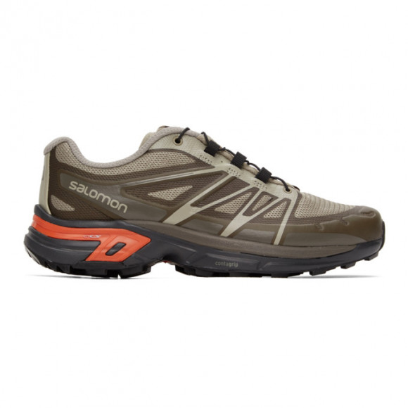 Salomon Khaki XT-Wings 2 Advanced Low Top Sneakers - 412642