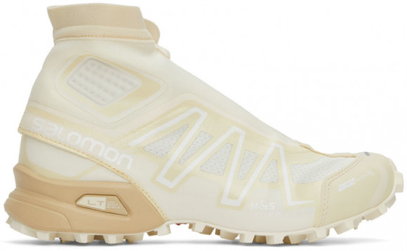 Salomon 灰白色 & 米色 Snowcross Advanced 高帮运动鞋 - 415754