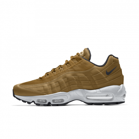 Nike Air Max 95 By You Custom Women's Shoe - Brown - Leather - 4164999873