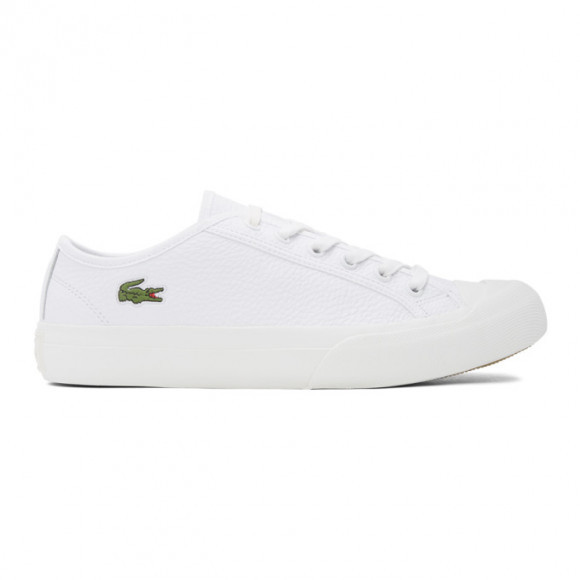 Lacoste White Leather Topskill Trainer Sneakers - 41CMA0071