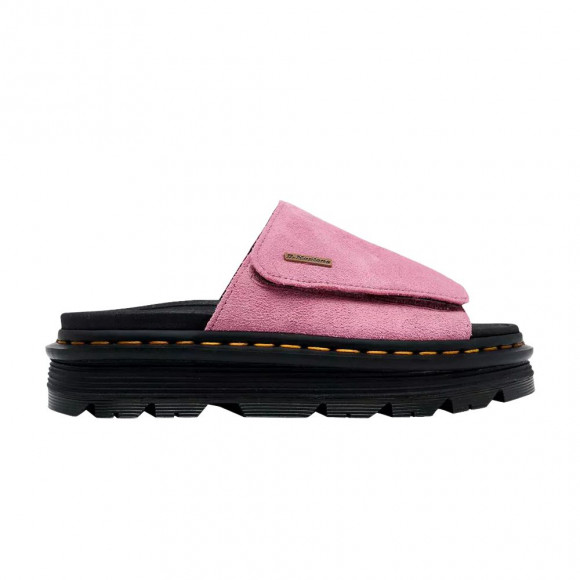 Dr. Martens Wmns Suede Strap Platform Slide Sandal 'Dusty Rose' | Pink | Women's Size 7 - 42409650-650