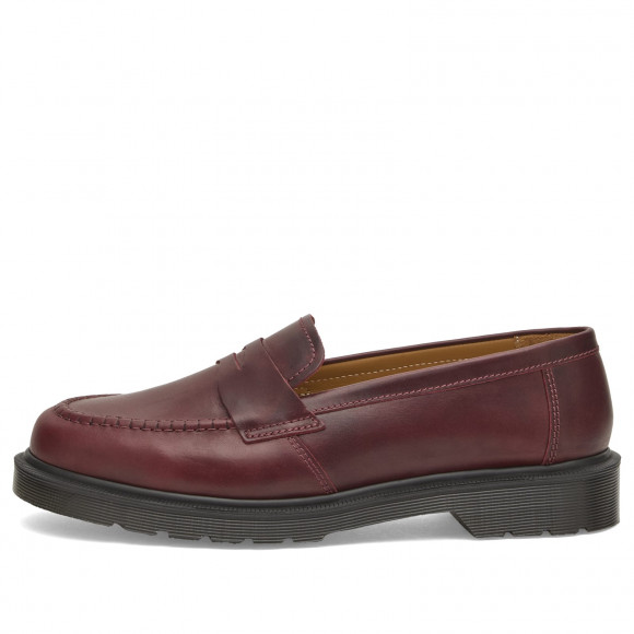 Dr. Martens Men's Blakesley Penny Loafer in Burgundy Classic Calf - 42692600-RED