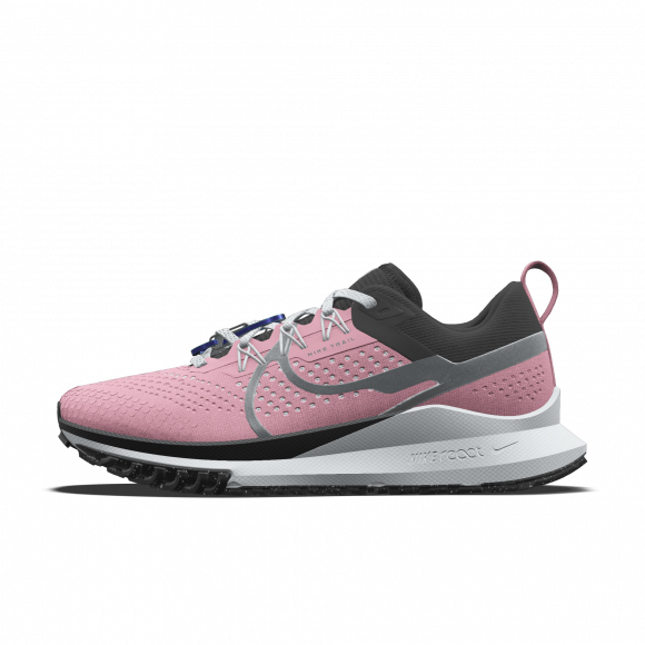 Nike Pegasus Trail 4 By You Custom Women's Trail-Running Shoes - Pink - 4277810021