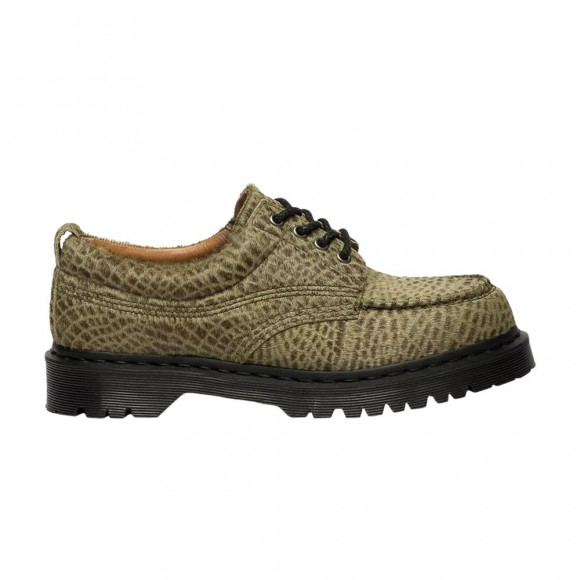 Dr. Martens Lowell Chucka Mock Toe 'Olive Green Pebble Emobssed Hair' | Men's Size 4.5 - 42836300