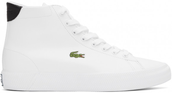 Lacoste White Gripshot Mid Sneakers - 42CMA0036