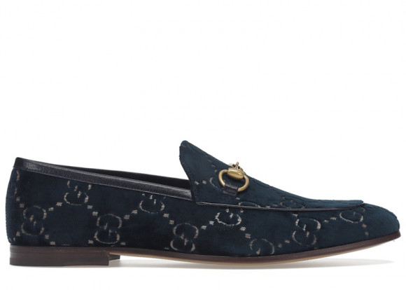 Gucci Jordaan GG Loafer Blue Velvet - 430088-9TI90-4286