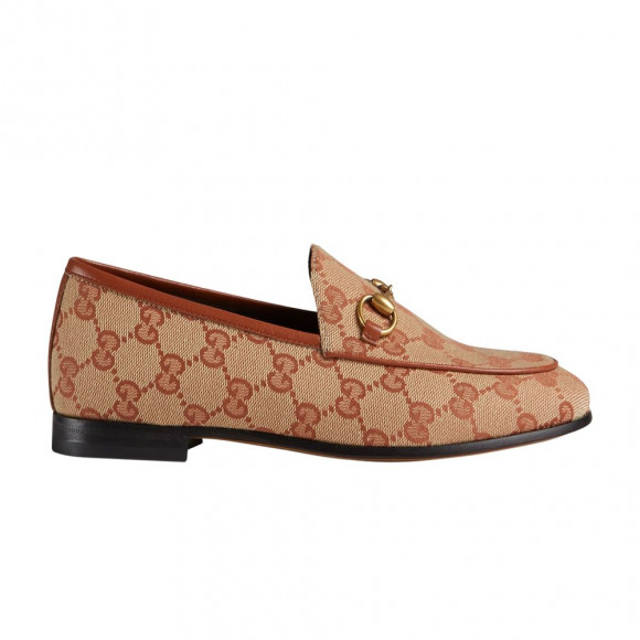 Gucci Wmns Jordaan Loafer 'GG - Beige Rust' | Brown | Women's Size 4.5 - 431467-KY980-8378