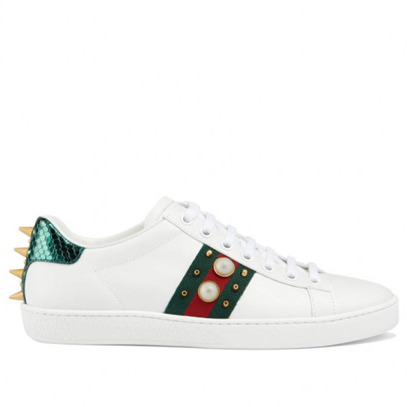 Perú Desde allí aislamiento 9064 - mini gucci gg patch track pant 650038 xjc - 02JP0 - mini Gucci  Womens WMNS Ace Studded 'White' White/Green/Red Sneakers/Shoes 431887
