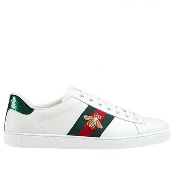 Gucci Womens WMNS Ace Embroidered 'Bee' White Sneakers/Shoes 431942-A38G0-9064 - 431942-A38G0-9064