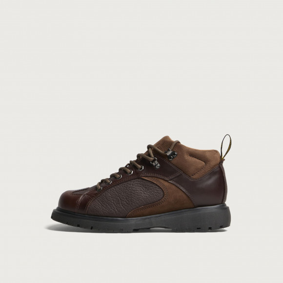 Dr. Martens Men's ALP Boot Lace Up Boot RB in Dark Brown Mayhem - 43247200