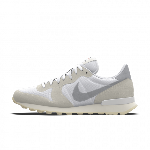Chaussure personnalisable Nike Internationalist By You pour Homme - Blanc - 4329435847