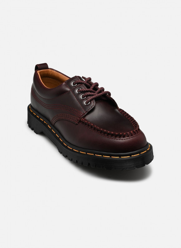Dr. Martens Men's Lowell 4 Eye Shoe in Brown Mayhem - 43321200