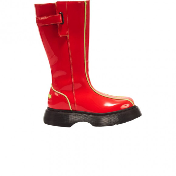 Dr. Martens Wmns Buzz Hi Powerpuff Girls Boot 'Cherry Red' | Women's Size 7 - 43474600