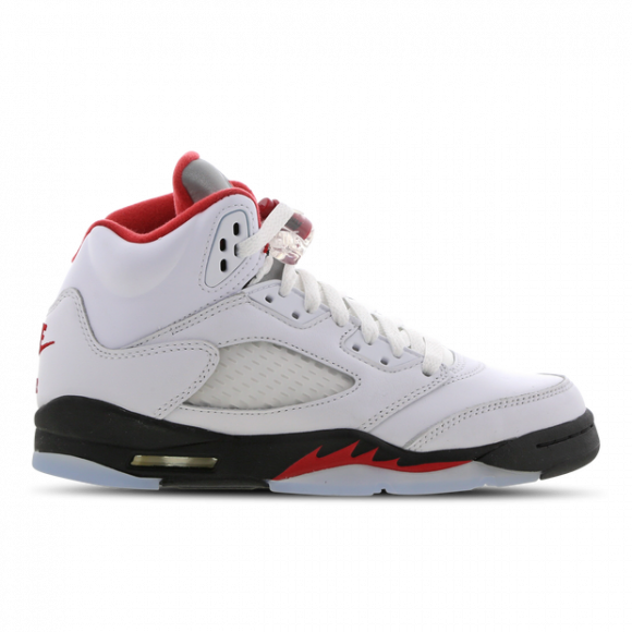 Air Jordan 5 Retro - sko til store børn - White - 440888-102